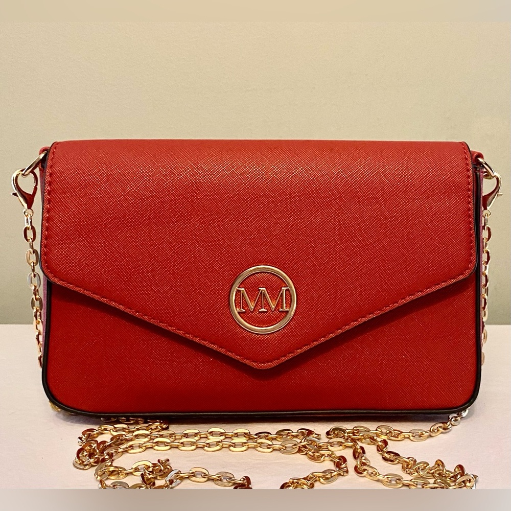 🌹🍃New Marilyn Monroe Red Leather Purse / Clutch🍃🌹